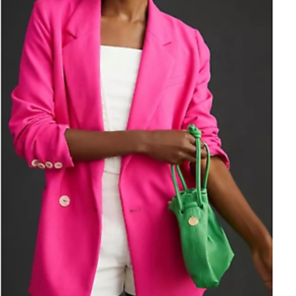 Anthropologie Pink Blazer